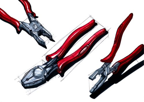 手繪口糧 超干凈的產品設計手繪草圖分享